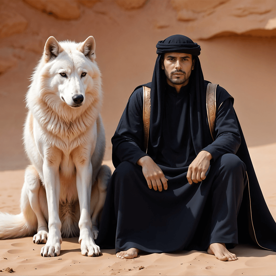 From the Desert, a Legend of the Wolf Arose